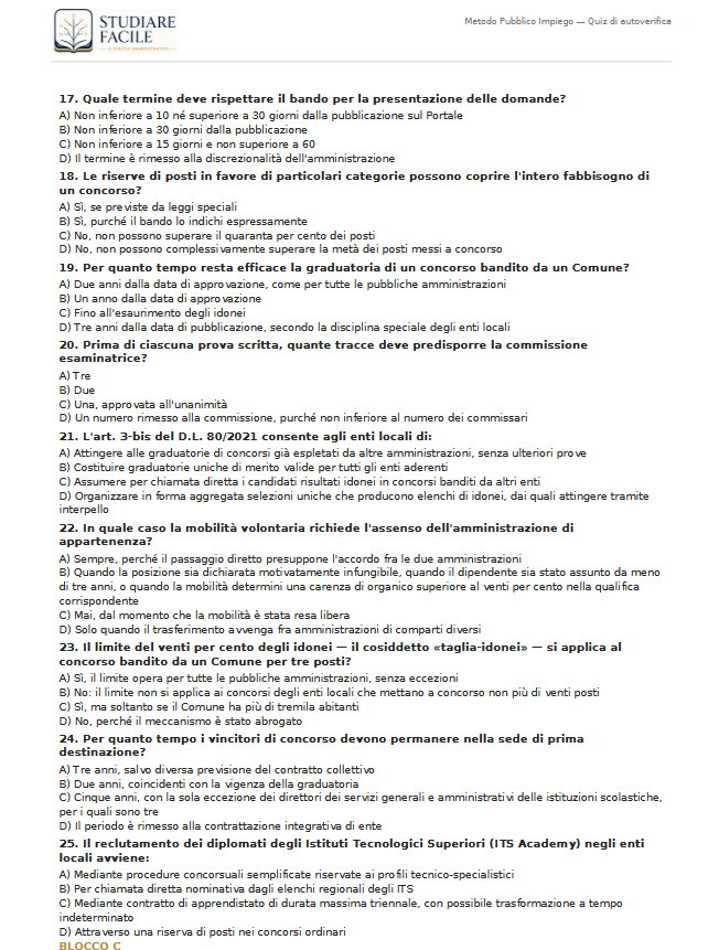 Domande a risposta multipla