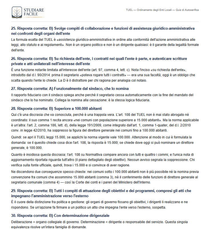 Soluzioni e spiegazioni