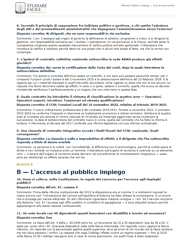 Soluzioni e spiegazioni