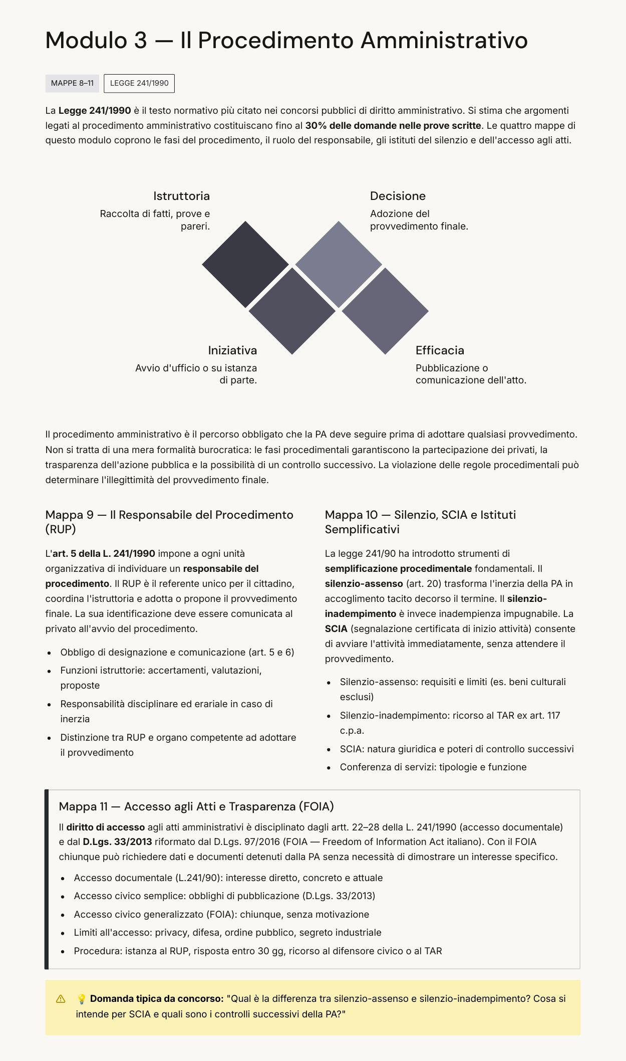 Anteprima pagina 2 delle mappe mentali di Diritto Amministrativo