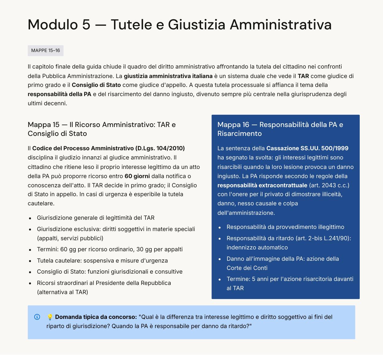 Anteprima pagina 3 delle mappe mentali di Diritto Amministrativo